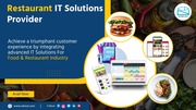 IT Solutions for Food and Restaurants Industry