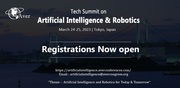Tech Summit on Artificial Intelligence & Robotics will be held in Toky